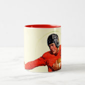 Football College Tweekleurige Koffiemok (Center)