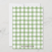 Football Coquette Baby shower Uitnodiging (Achterkant)