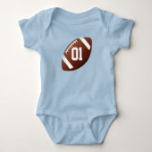 Football Custom Baby Jersey Romper (Voorkant)