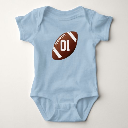 Football Custom Baby Jersey Romper (Voorkant)