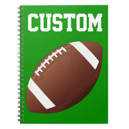 Football Custom Player of Team Name Sports Notitieboek