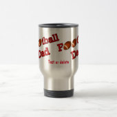 Football Dad Cute Personalized Reisbeker (Center)