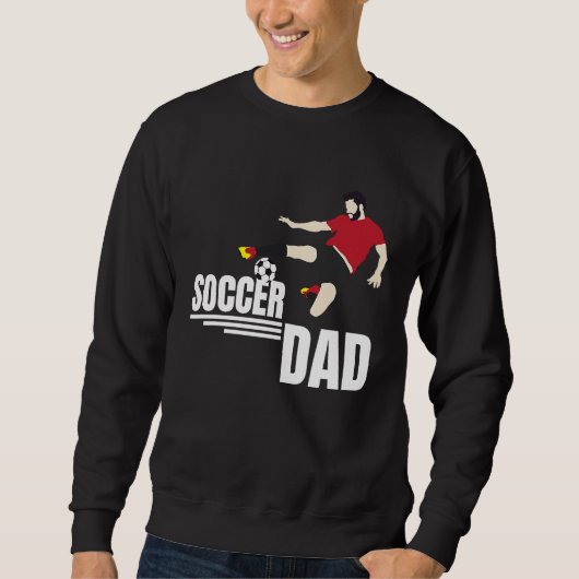 Football Dad Father Soccer Player  T Trui (Voorkant)