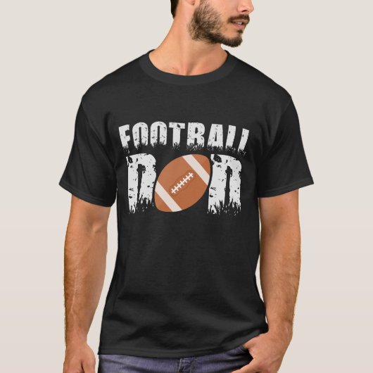 Football Dad Modern Beste vader ooit op het veld T-shirt (Voorkant)