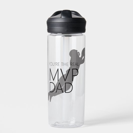 Football Dad MVP Waterfles (Voorkant)