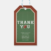 Football dank u cadeaulabel (Achterkant)