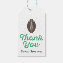 Football Dank u Label Cadeaulabel