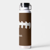 Football dat met kopervacuüm is geïsoleerd waterfles (Achterkant)