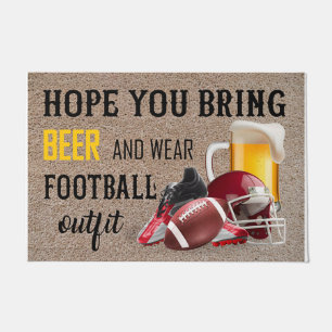  Football-decor, breng biermat mee Deurmat