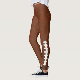 Football Design All-Over Print Leggings