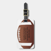 Football Design Bagagelabels (Voorkant verticaal)