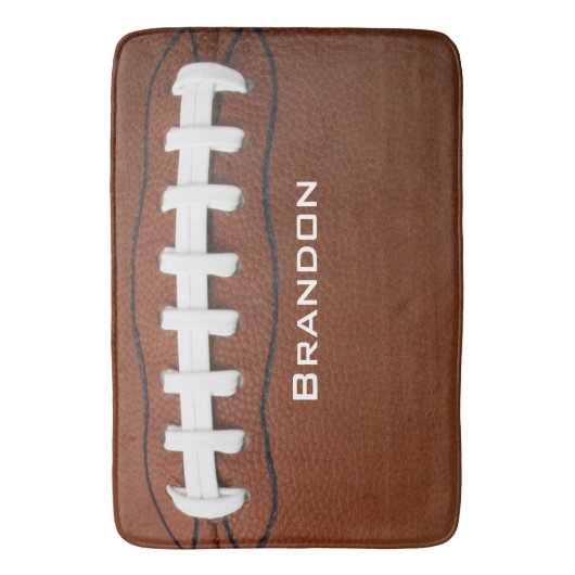 Football Design Bath Mat (Voorkant Verticaal)