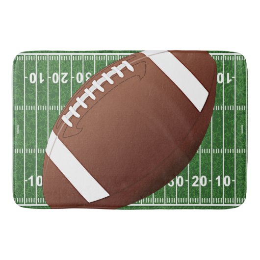 Football Design Bath Mat (Voorkant)