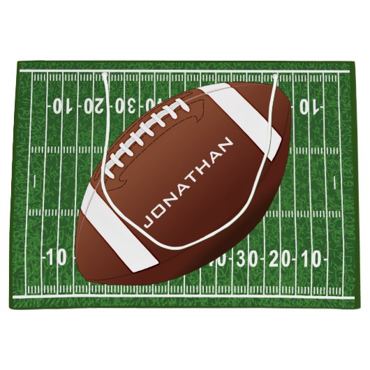 Football Design Cadeau Large Cadeautasje (Voorkant)