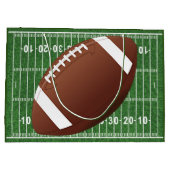 Football Design Cadeau Large Cadeautasje (Achterkant)