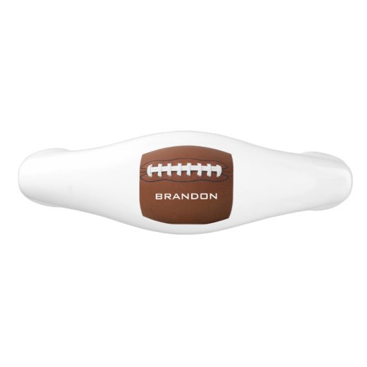 Football Design Ceramic Pull Keramische Ladegreep (Voorkant)