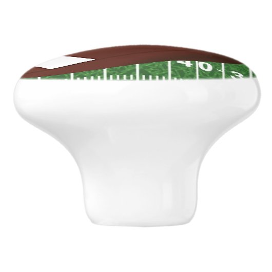Football Design Ceramic Pull Pull of Knop (Zijkant)