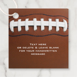 Football Design Favor Kaart Bedankjes Labels