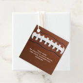Football Design Favor Kaart Bedankjes Labels (In situ)