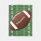 Football Design Fleece Blanket (Voorkant)