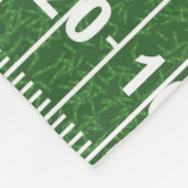 Football Design Fleece Blanket Deken (Hoek)