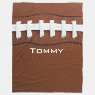 Football Design Fleece Blanket Deken