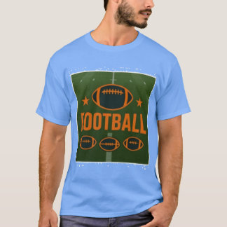 Football Design Graphic T-shirt