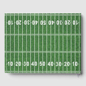 Football Design Guest Book Gastenboek (Achterkant)