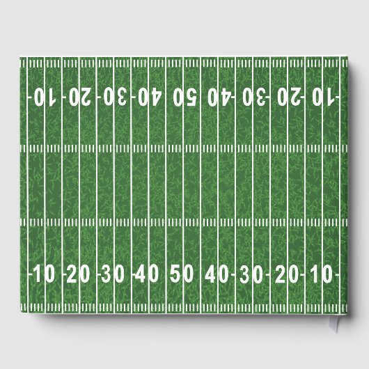 Football Design Guest Book Gastenboek (Achterkant)