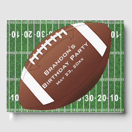 Football Design Guest Book Gastenboek