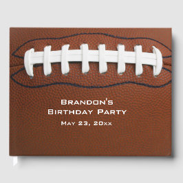 Football Design Guest Book Gastenboek