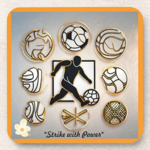 "Football Design Inspiration" Bier Onderzetter