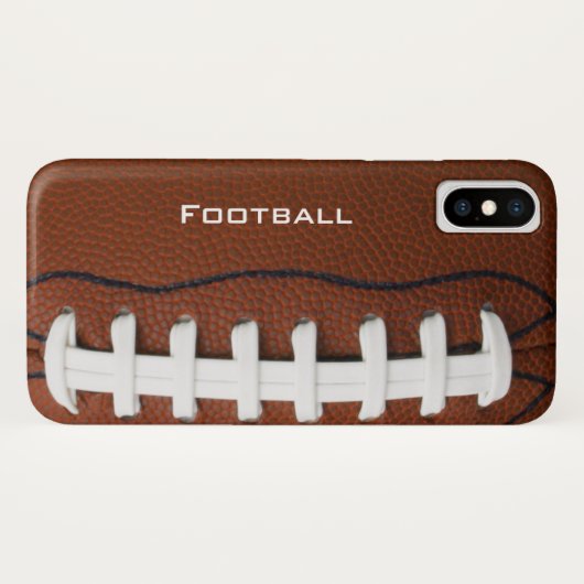 Football Design iPhone X Hoesje (Achterkant (horizontaal))