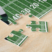 Football Design Jigzaag Puzzle Legpuzzel (Zijkant)