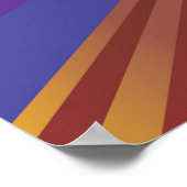 Football Design met Sterren Levendige Sport Fan Ar Poster (Hoek)