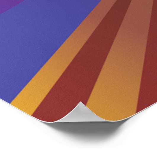 Football Design met Sterren Levendige Sport Fan Ar Poster (Hoek)