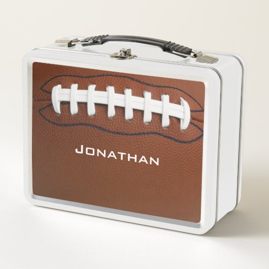 Football Design Metal Lunchbox (Voorkant)