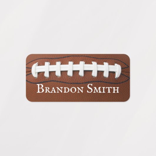 Football Design Naam Markeringen Labels (Design 1)