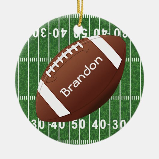Football Design Ornament (Voorkant)