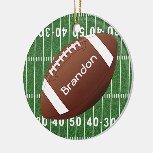 Football Design Ornament (Links)