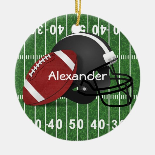 Football Design Ornament (Voorkant)