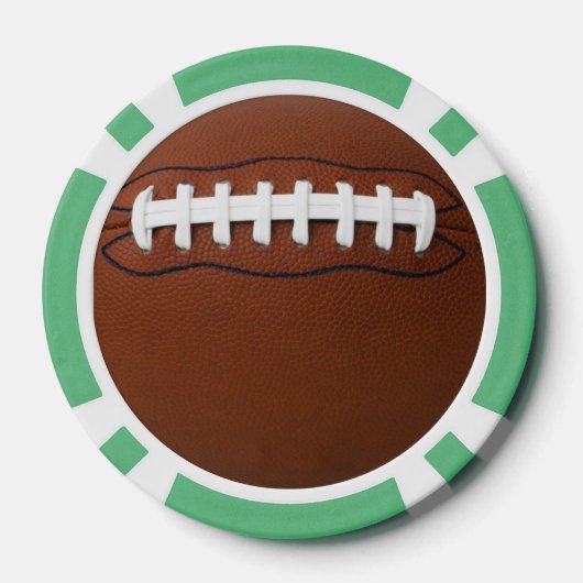 Football Design Poker Chips (Achterkant)