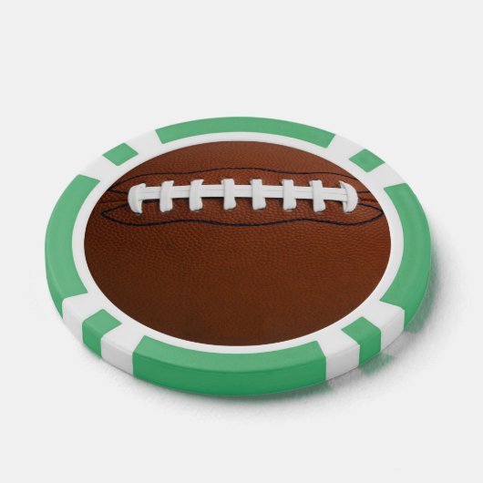 Football Design Poker Chips (Enkel)