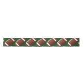 Football Design Ribbon Satijnen Lint (Voorkant)
