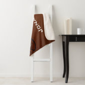 Football Design Sherpa Blanket Deken (In situ)