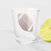 Football Design Shot Glass Glas (Achterkant)