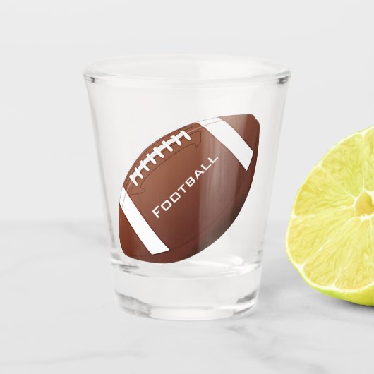 Football Design Shot Glass Glas (Voorkant)