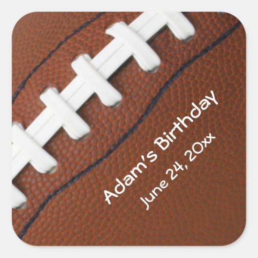 Football Design Sticker (Voorkant)