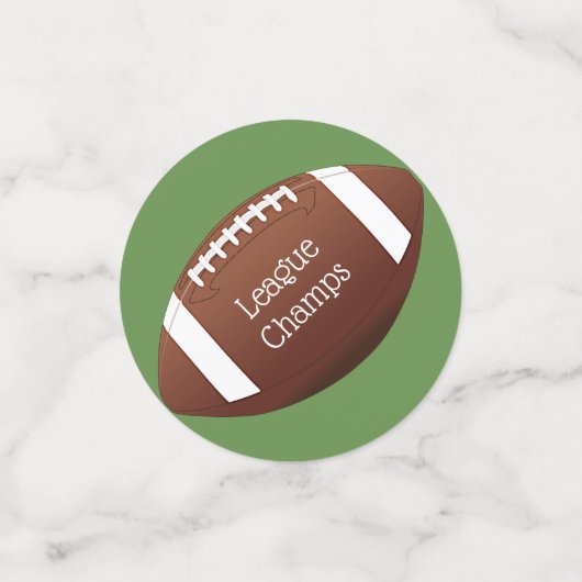 Football Design Table Confetti (Kleine voorkant)