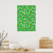Football Design Wall Poster met witte Shirten (Keuken)